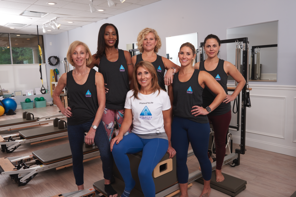 Group of Women in Pilates Class
